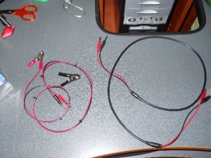 battery leads on the left, igniter leads on the right